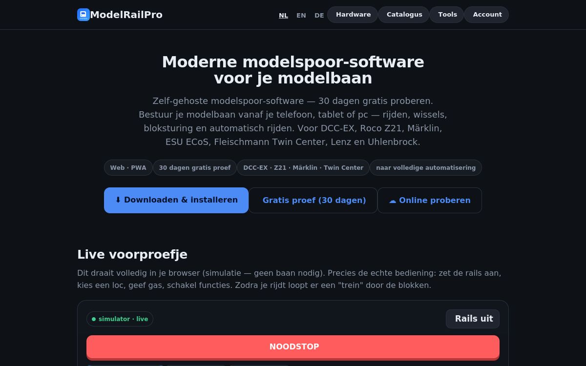 Screenshot ModelRailPro