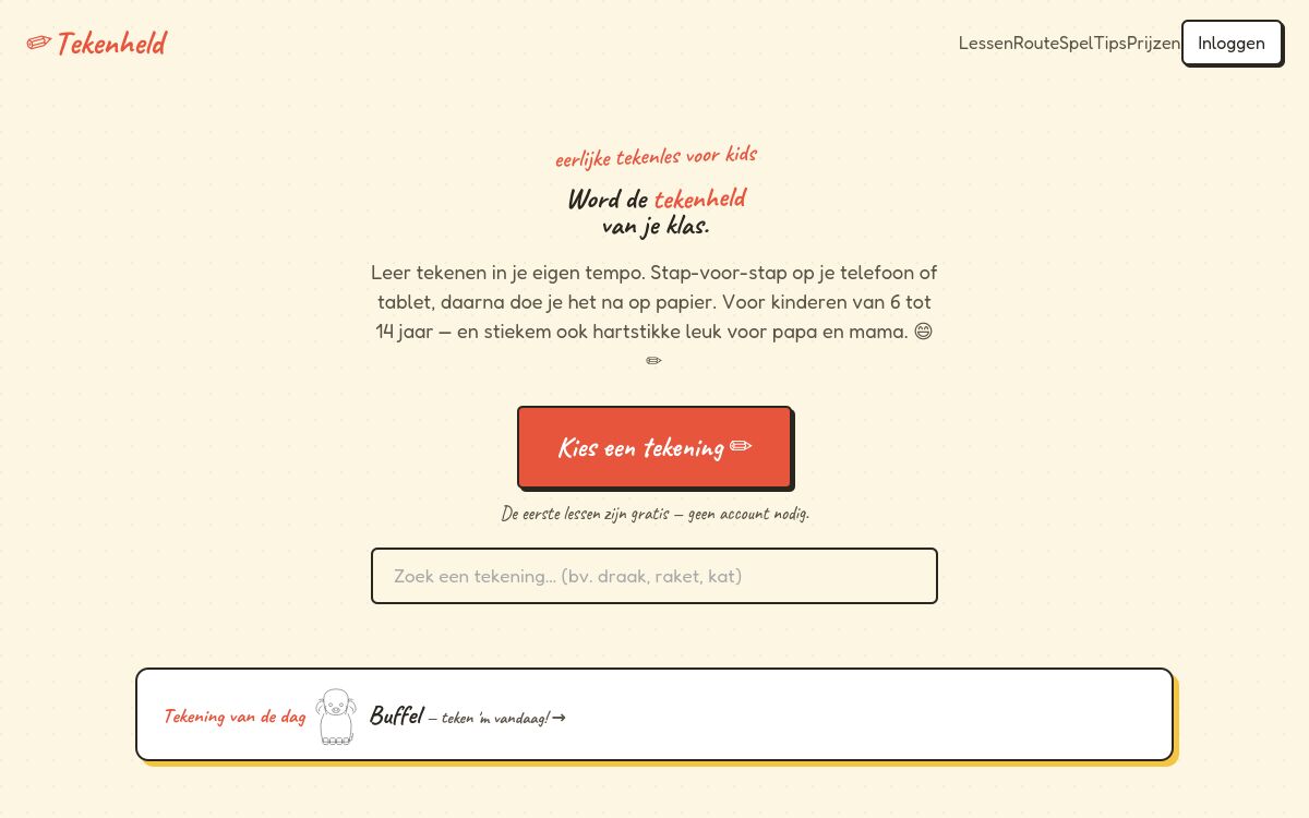 Screenshot Tekenheld